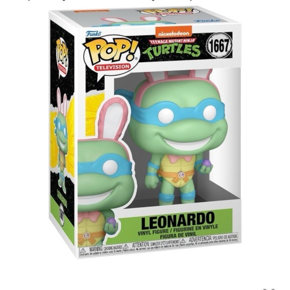 Funko Pop Green and Blue Ninja Figure